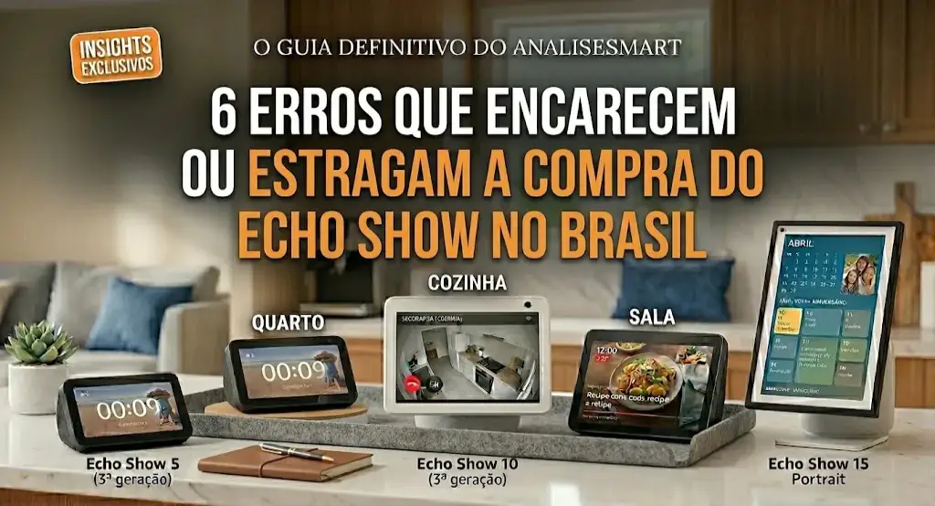 6 Erros que Encarecem ou Estragam a Compra do Echo Show no Brasil