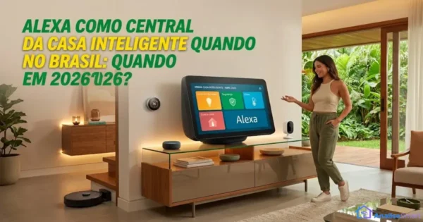 Alexa como central da casa inteligente no Brasil: quando vale em 2026?