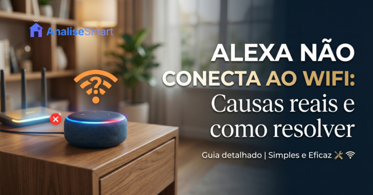 Alexa não conecta ao WiFi: causas reais e correção por camada