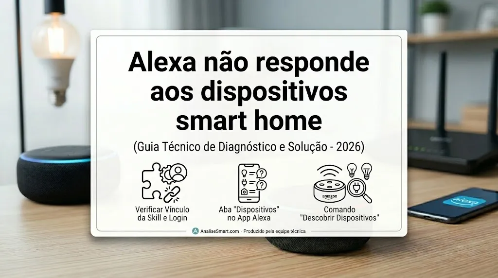 Alexa não responde aos dispositivos smart home