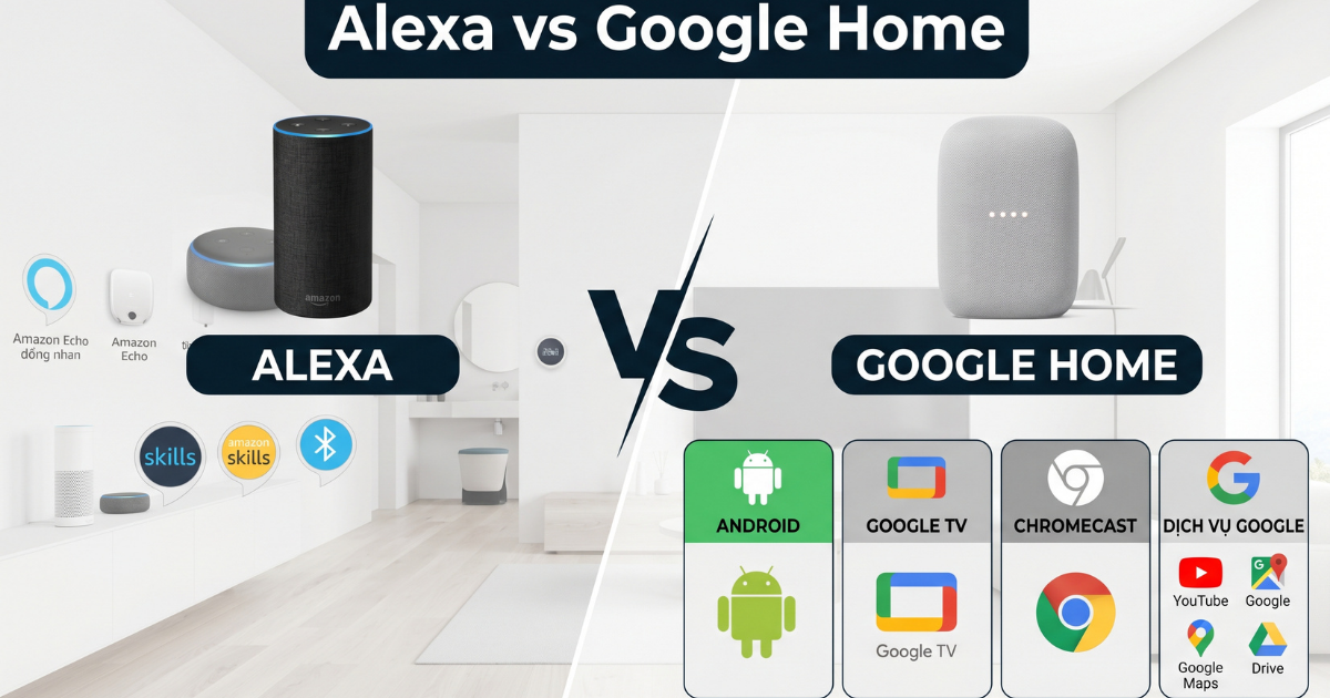 Alexa vs Google Home: Android, Google TV, Chromecast e Serviços Google