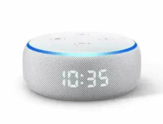 Amazon Echo Dot 3ª Geração com Relógio: