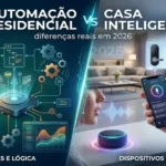 Automação residencial vs casa inteligente: diferenças reais em 2026