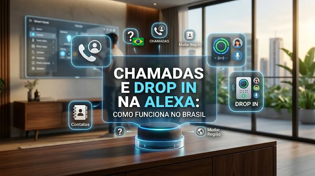 Chamadas e Drop In na Alexa: Como Funciona no Brasil