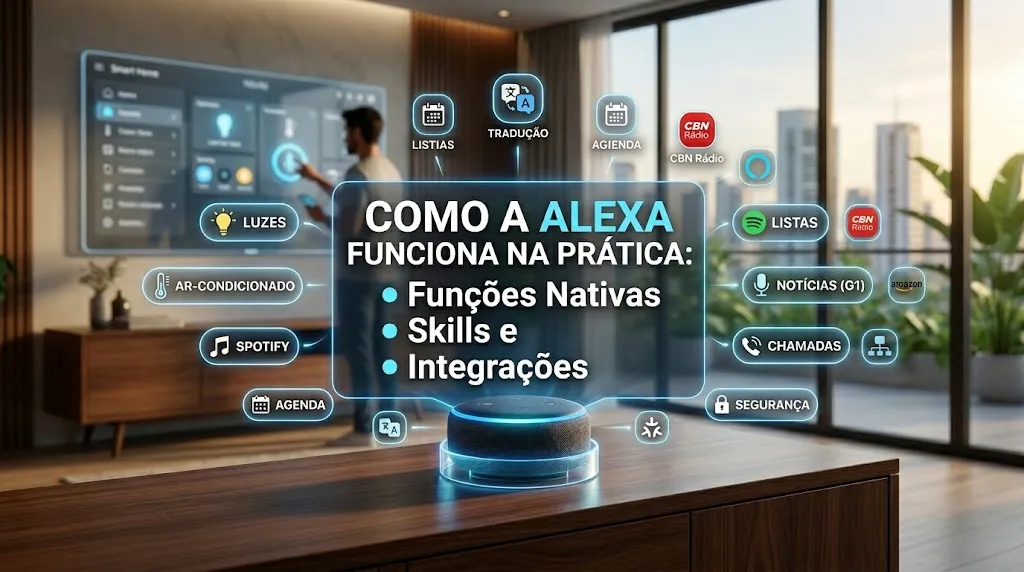 Como a Alexa Funciona na Prática: Funções Nativas, Skills e Integrações