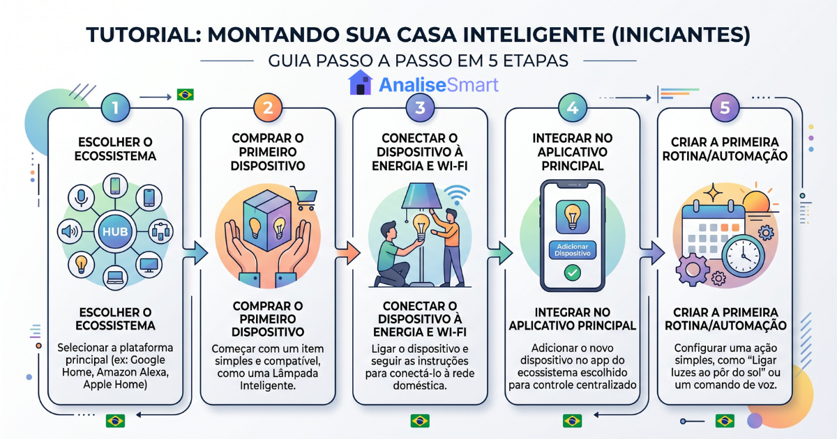 Como montar a primeira casa inteligente em 5 passos