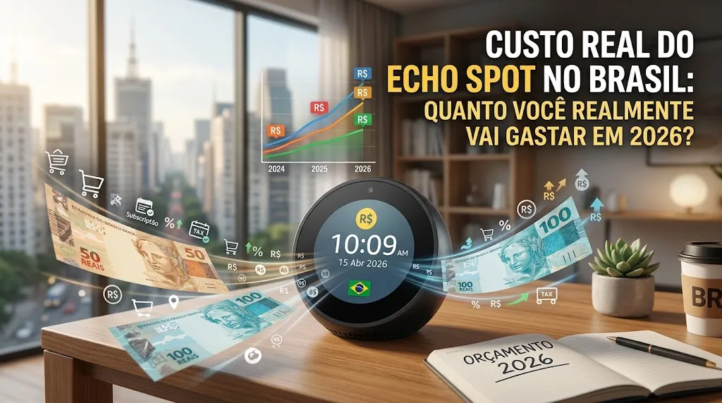 Custo Real do Echo Spot no Brasil: quanto você realmente vai gastar em 2026?