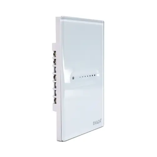 EKAZA EKAT-T3073: interruptor dimmer inteligente Touch Wi-Fi com entrada acessível no ecossistema Tuya