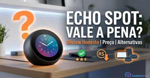 Echo Spot vale a pena em 2026? Review honesto, preço e alternativas