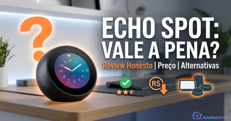 Echo Spot vale a pena em 2026? Review honesto, preço e alternativas