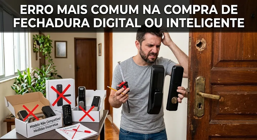 Erro Mais Comum na Compra de Fechadura Digital ou Inteligente