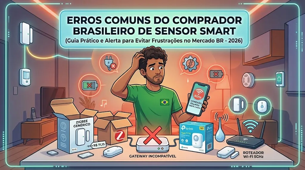 Erros comuns do comprador brasileiro de sensor smart