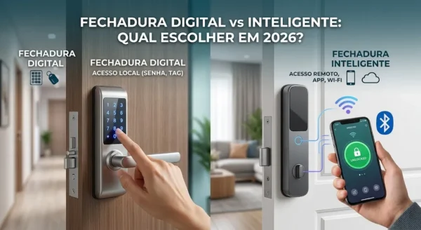 Fechadura Digital vs Inteligente: qual escolher em 2026?