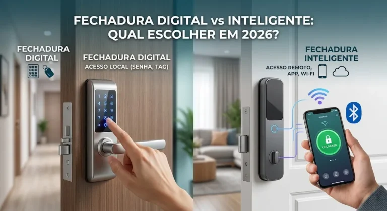 Fechadura Digital vs Inteligente: qual escolher em 2026?
