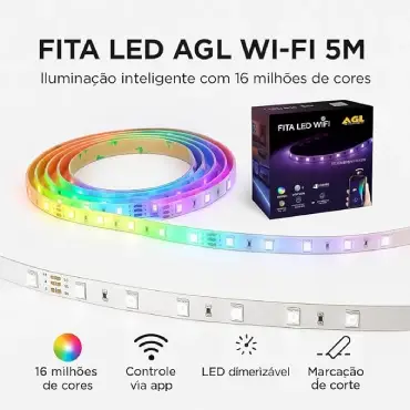 Fita LED AGL Wi-Fi 5 m