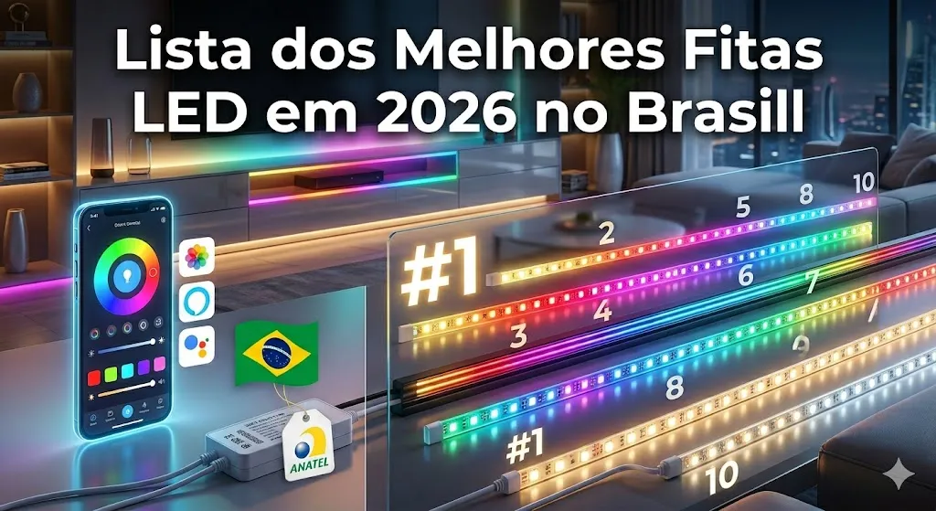 Lista dos Melhores Fitas LED em 2026 no Brasil