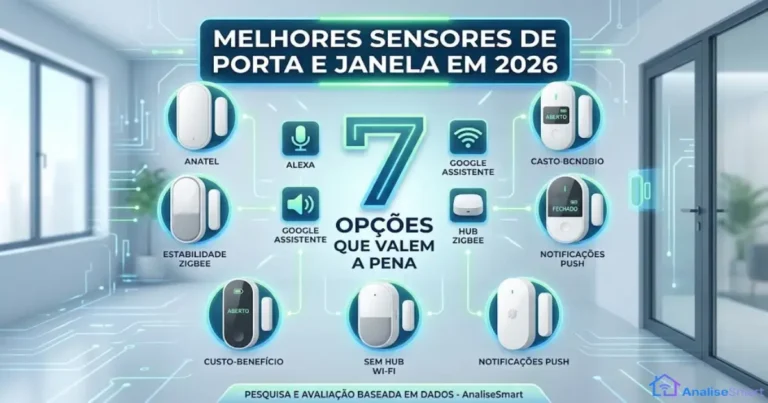 Melhores Sensores de Porta e Janela em 2026: 7 Opções que Valem a Pena