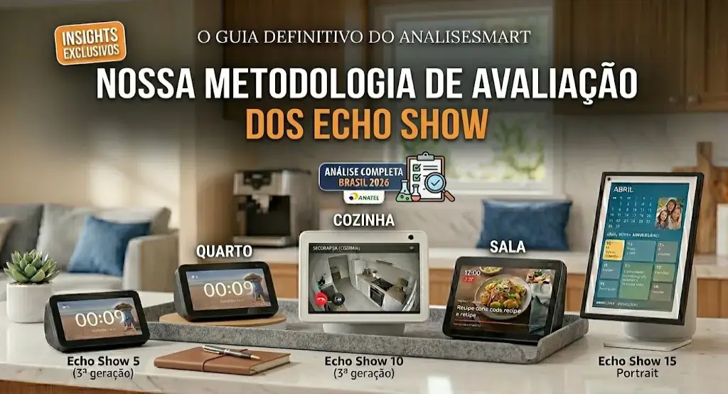 Nossa Metodologia de Avaliação dos Echo Show