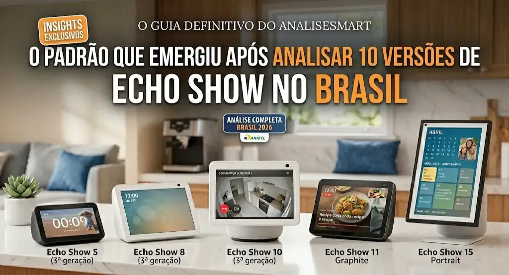 O Padrão que Emergiu Após Analisar 10 Versões de Echo Show no Brasil