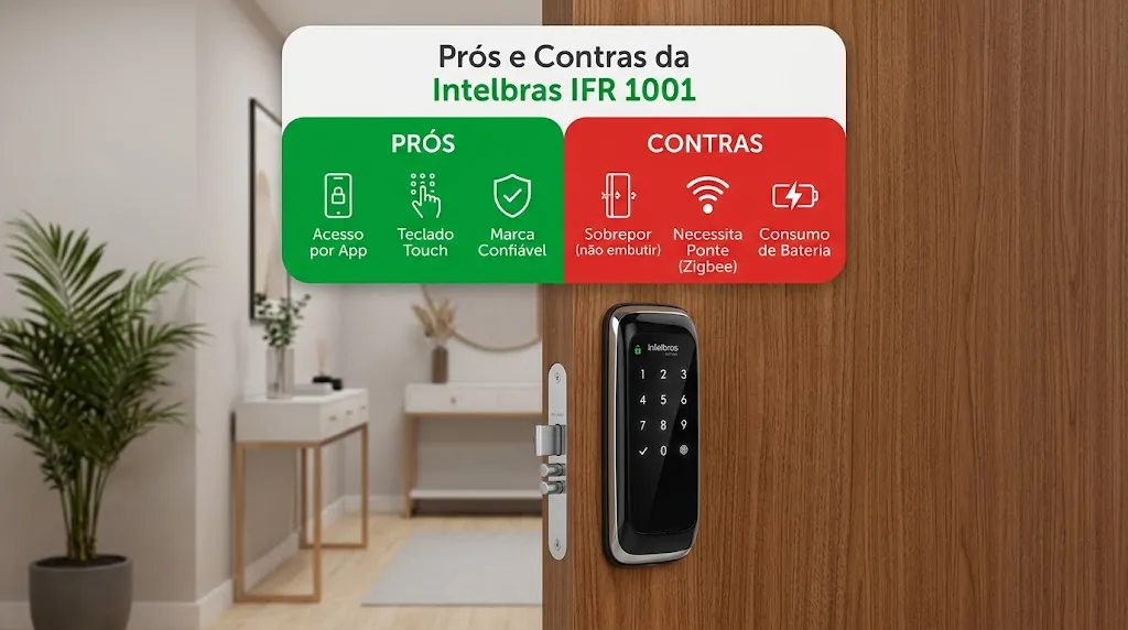 Prós e Contras da Intelbras IFR 1001