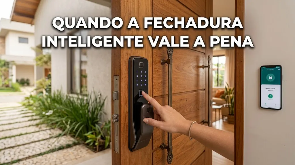 Quando a Fechadura Inteligente Vale a Pena
