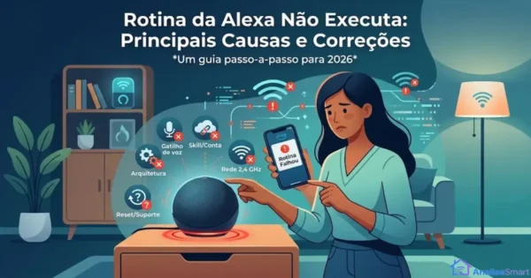 Rotina da Alexa Não Executa: Principais Causas e Correções em 2026