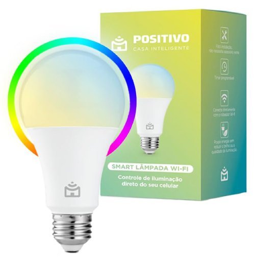 Smart Lâmpada Wi-Fi Positivo Casa Inteligente 9W: Melhor Custo-Benefício com RGB e Alexa
