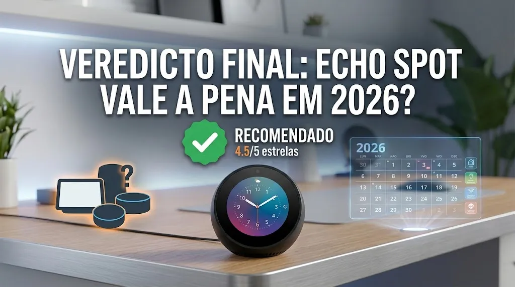 Veredicto Final: Echo Spot Vale a Pena em 2026?