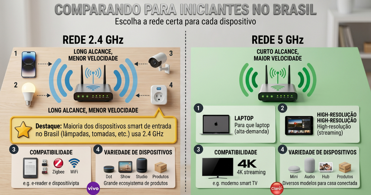 Wi-Fi 2.4 GHz: O Que Ver no Roteador Antes de Parear Seu Primeiro Dispositivo