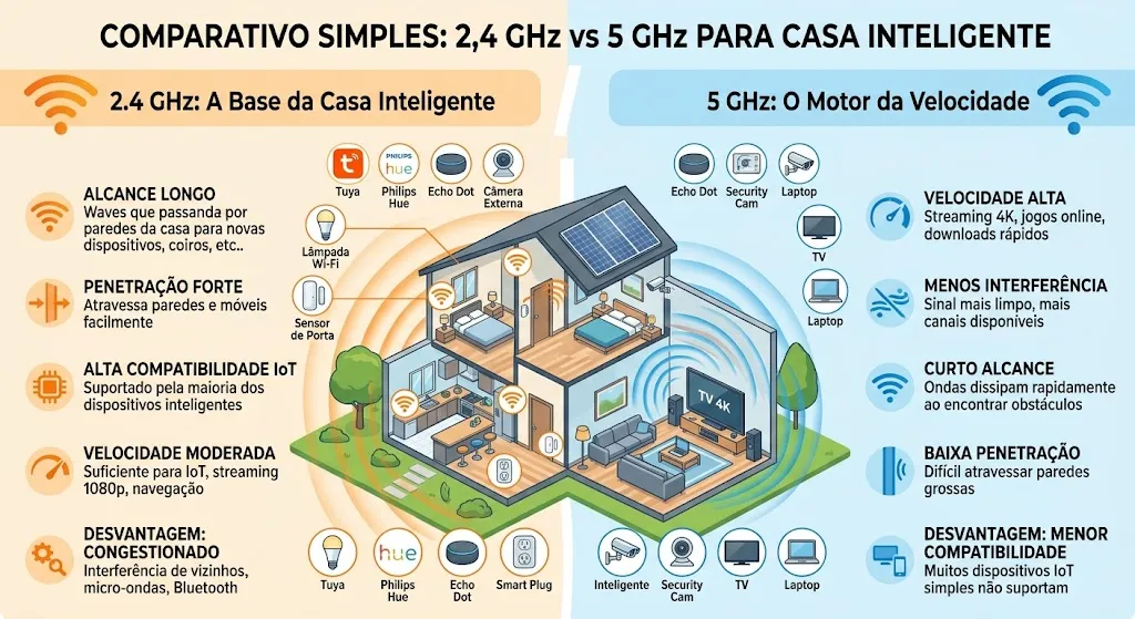 alexa dispositivo 2,4 ghz rotina wi-fi