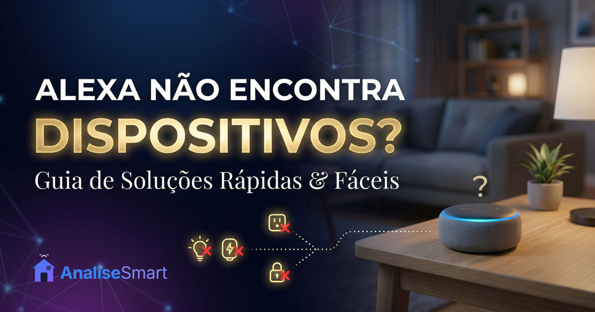 alexa não encontra dispositivos