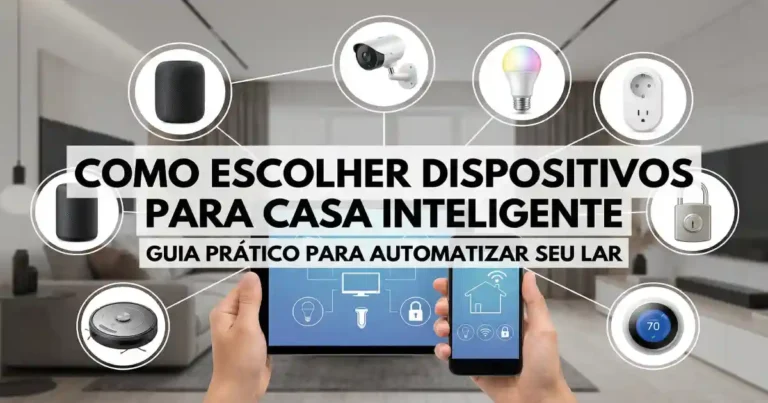 Como Escolher Dispositivos para Casa Inteligente em 2026