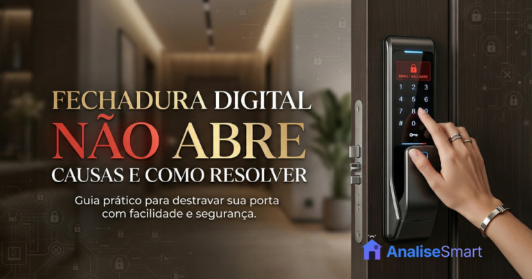 fechadura digital não abre solução