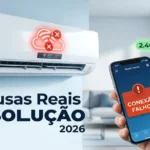 AR condicionado WiFi não funciona: causas reais e solução 2026