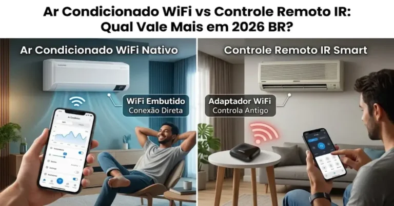 Ar Condicionado WiFi vs Controle Remoto IR: Qual Vale Mais em 2026 BR?