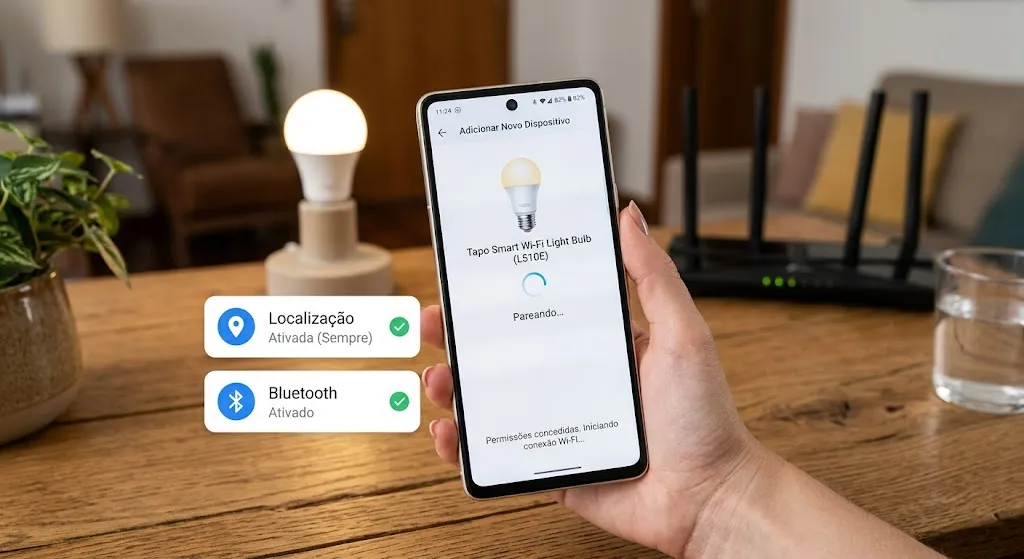 Camada 4: App do Fabricante, Permissões do Celular e Modo de Pareamento