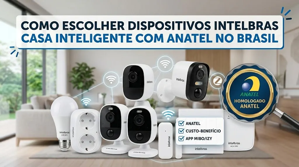 Como Escolher Dispositivos Intelbras Casa Inteligente com Anatel no Brasil