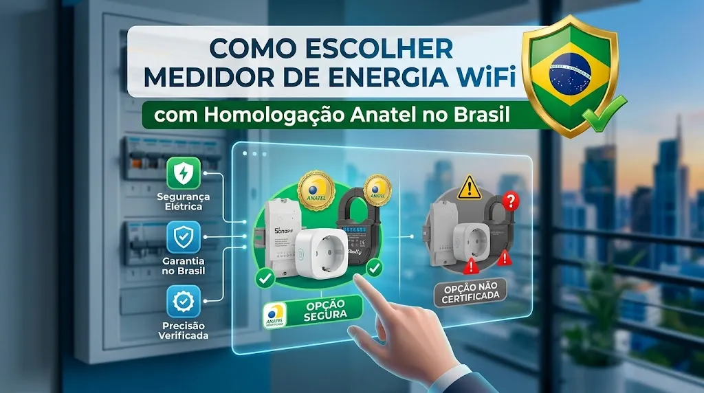 Como Escolher Medidor de Energia WiFi com Homologação Anatel no Brasil