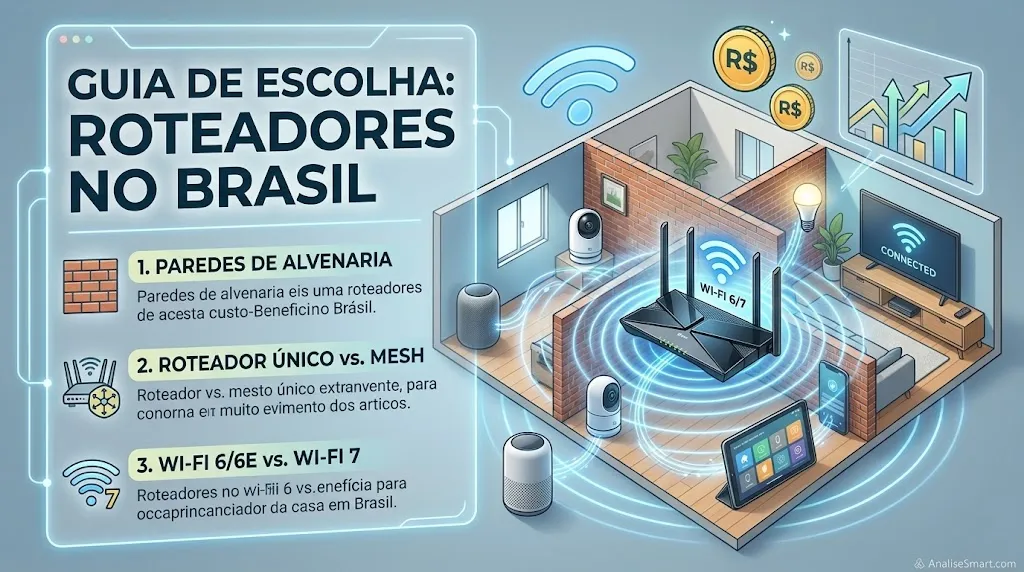 Como Escolher um Roteador Wi-Fi para Casas Brasileiras em 2026