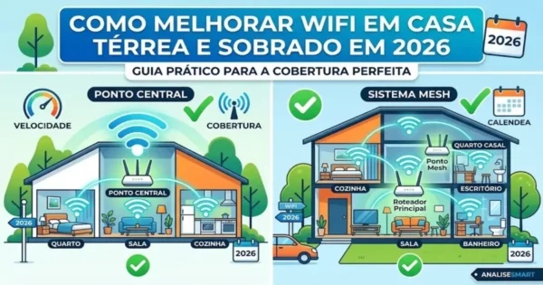 Como Melhorar WiFi em Casa Térrea e Sobrado em 2026