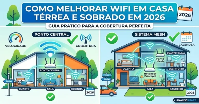 Como Melhorar WiFi em Casa Térrea e Sobrado em 2026