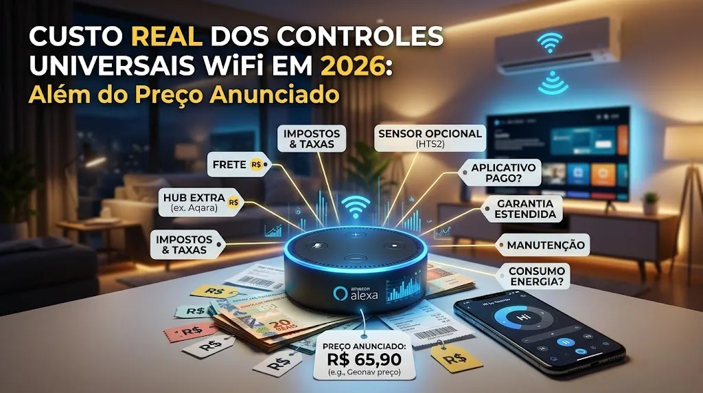 Custo Real dos Controles Universais WiFi em 2026: Além do Preço Anunciado