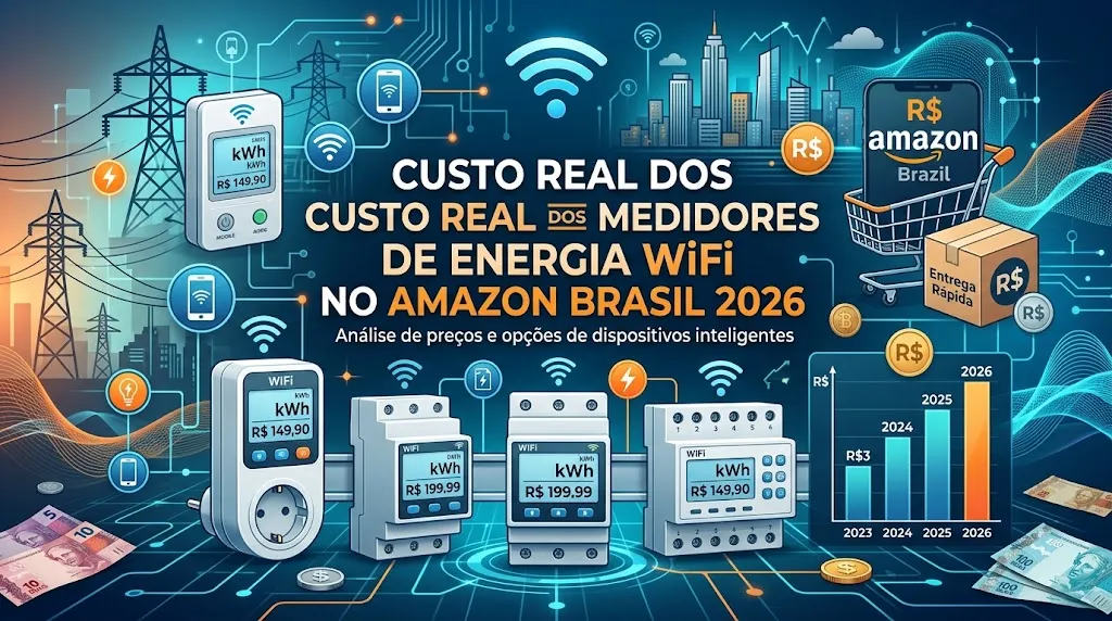Custo Real dos Medidores de Energia WiFi no Amazon Brasil 2026