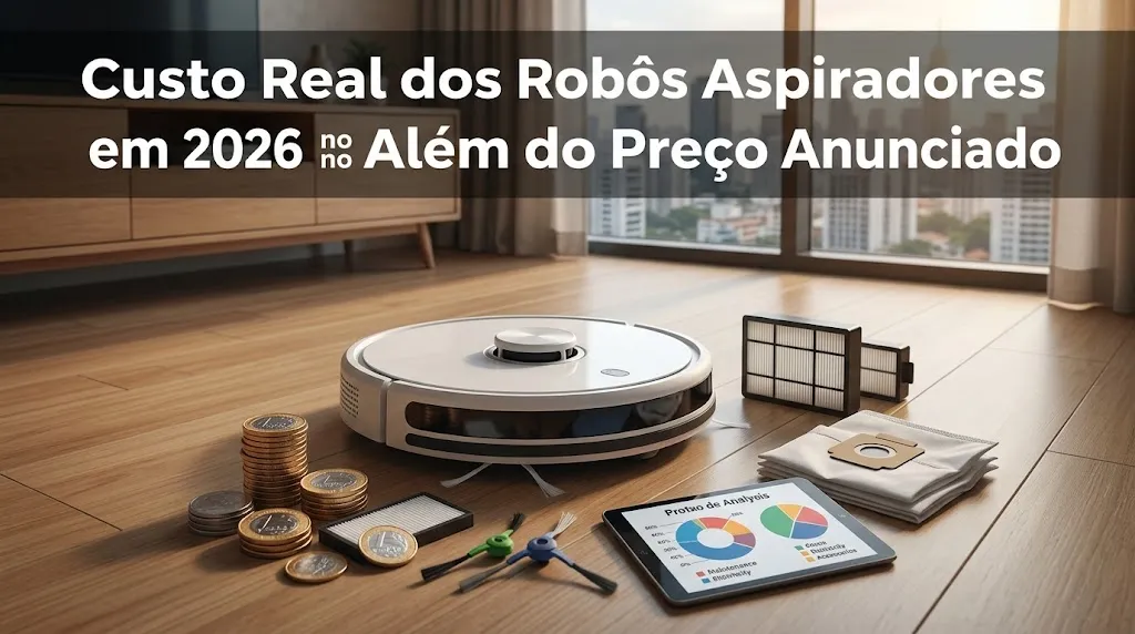 Custo Real dos Robôs Aspiradores em 2026 no Brasil: Além do Preço Anunciado