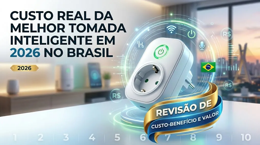 Custo real da melhor tomada inteligente em 2026 no Brasil