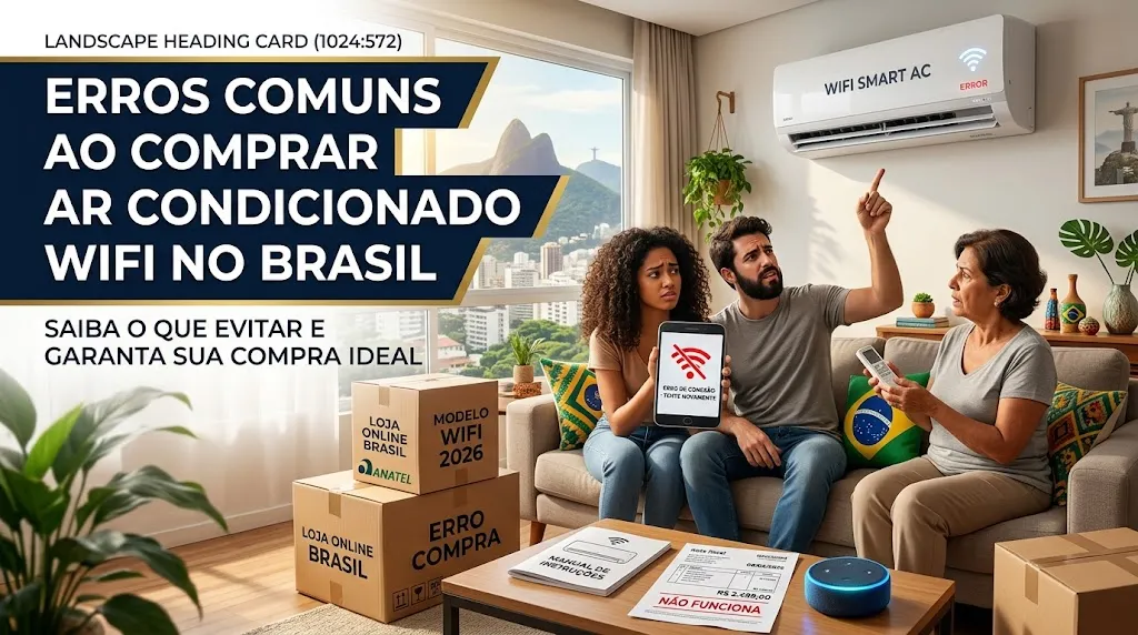Erros Comuns ao Comprar Ar Condicionado WiFi no Brasil