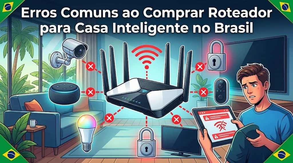 Erros Comuns ao Comprar Roteador para Casa Inteligente no Brasil