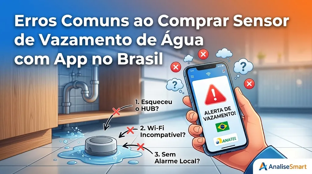 Erros Comuns ao Comprar Sensor de Vazamento de Água com App no Brasil