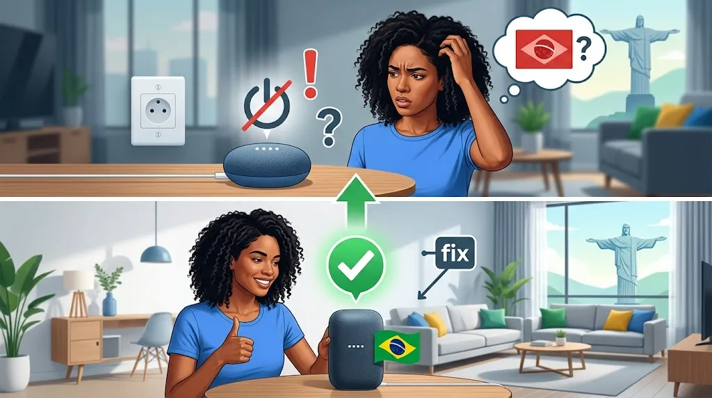 Erros Comuns ao Usar Google Home no Brasil e Como Corrigir