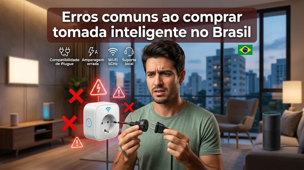Erros comuns ao comprar tomada inteligente no Brasil